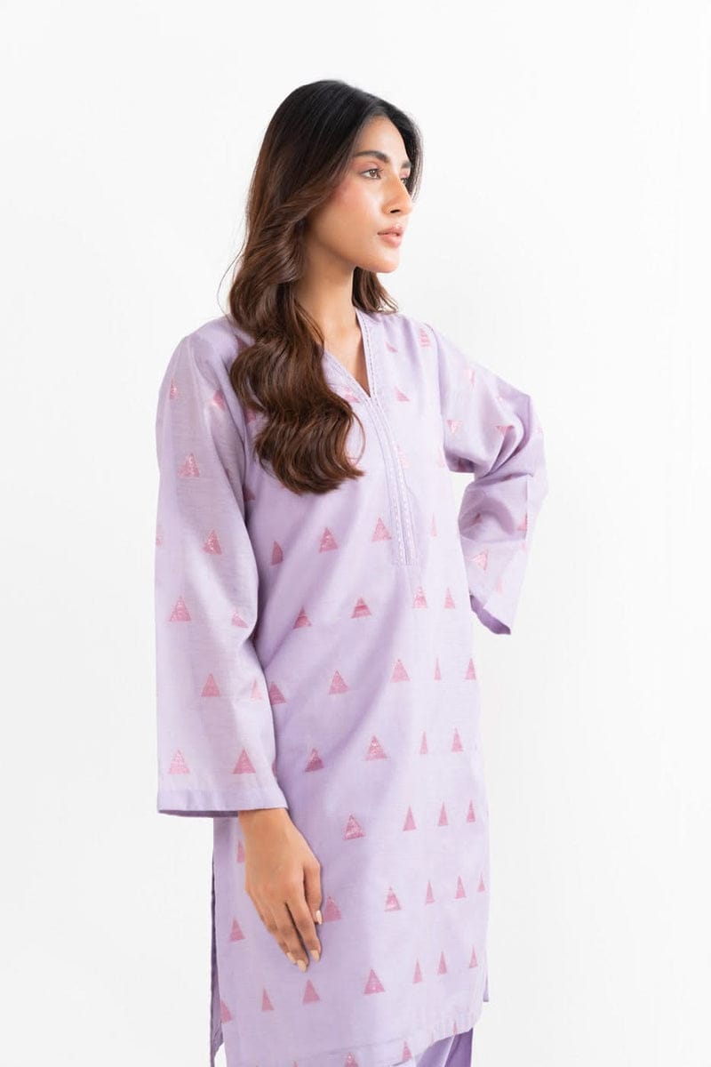 Al Karam Stitched Printed Lawn ST 2pc