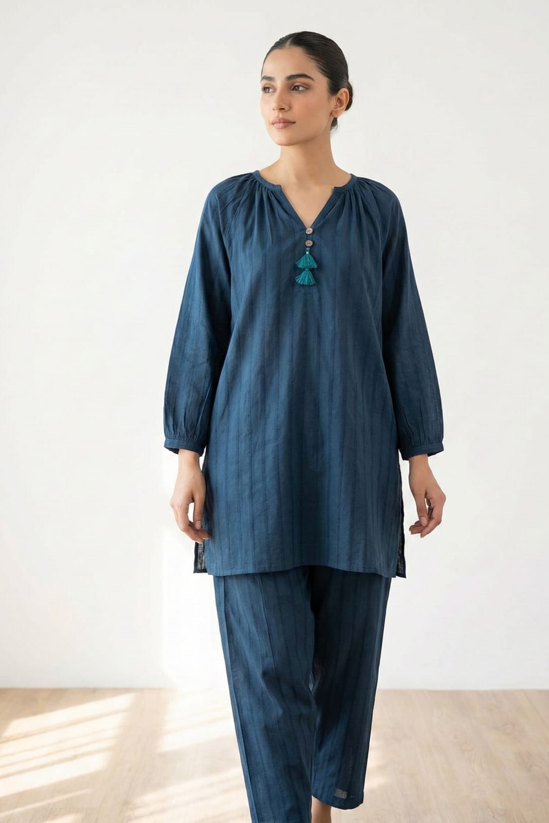 Al Karam Stitched Printed Lawn ST 2pc