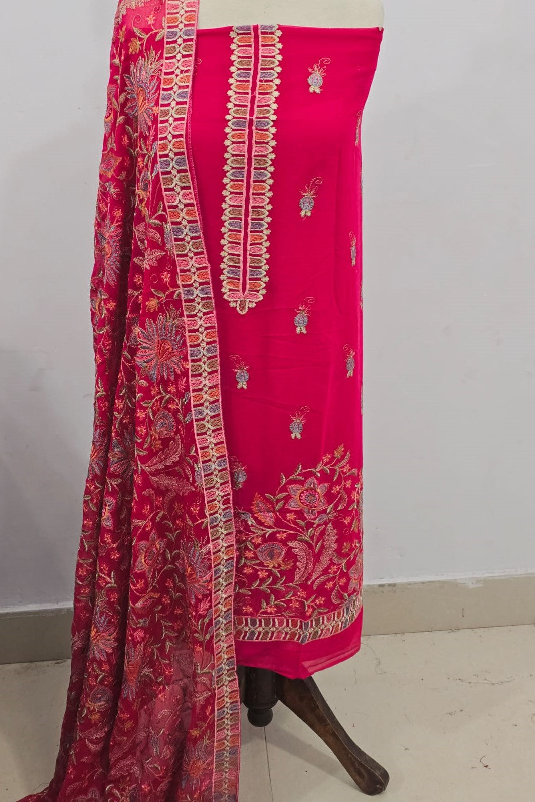 Bareeze Unstitched Embroidered Chiffon SD 2pc