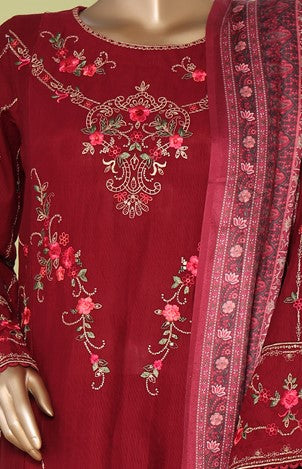 Bin Saeed Stitched Embroidered Khaddar 3pc
