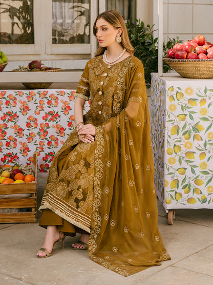 Mahnur Luxury Mahrukh Lawn Collection 3pc