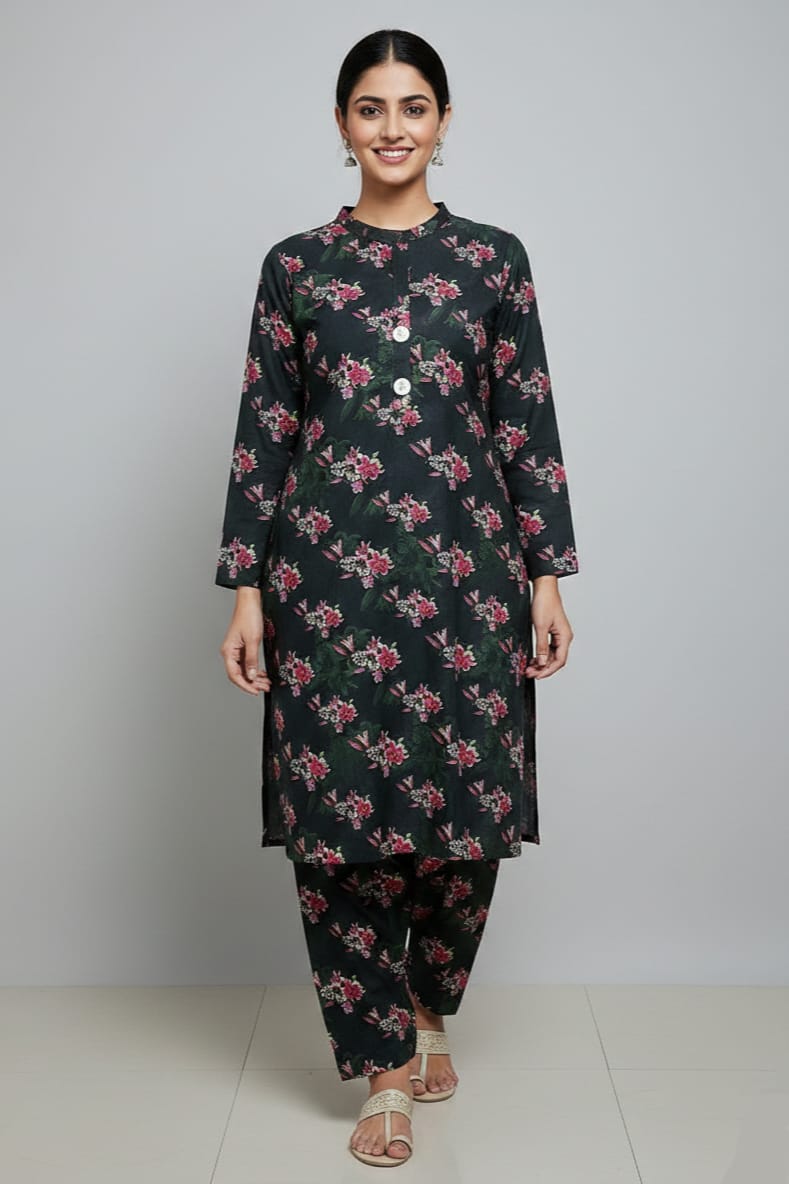 Hafiz Textile Stitched Printed Lawn ST 2pc