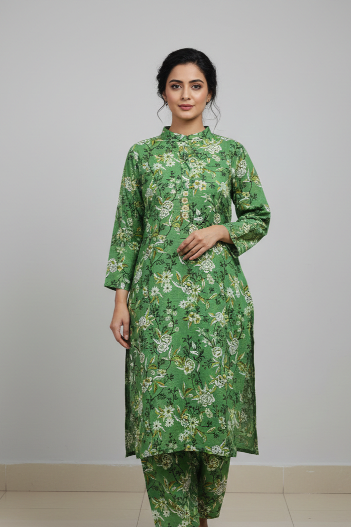 Khaadi Stitched Printed Lawn Allover ST 2pc