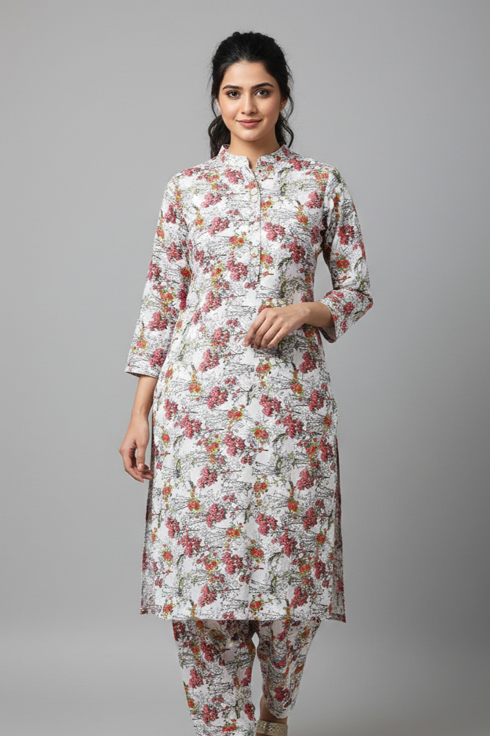 Khaadi Stitched Printed Lawn Allover ST 2pc