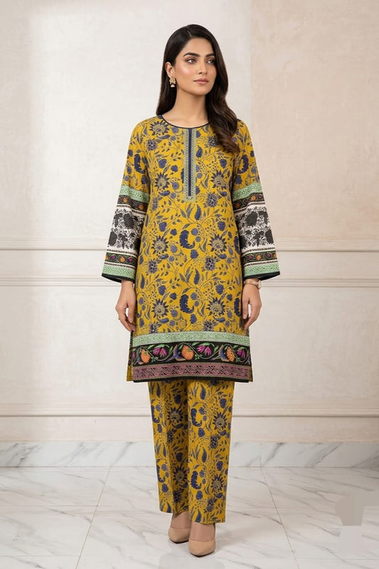 La Reine Stitched Printed Lawn Shirt