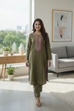 La Reine Stitched Embroidered Khaddar 2pc