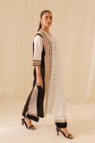 Mahnur Stitched Plain Embroidered Lawn ST 2pc