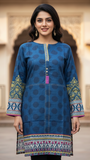 Mizaj Stitched Embroidered Khaddar Shirt