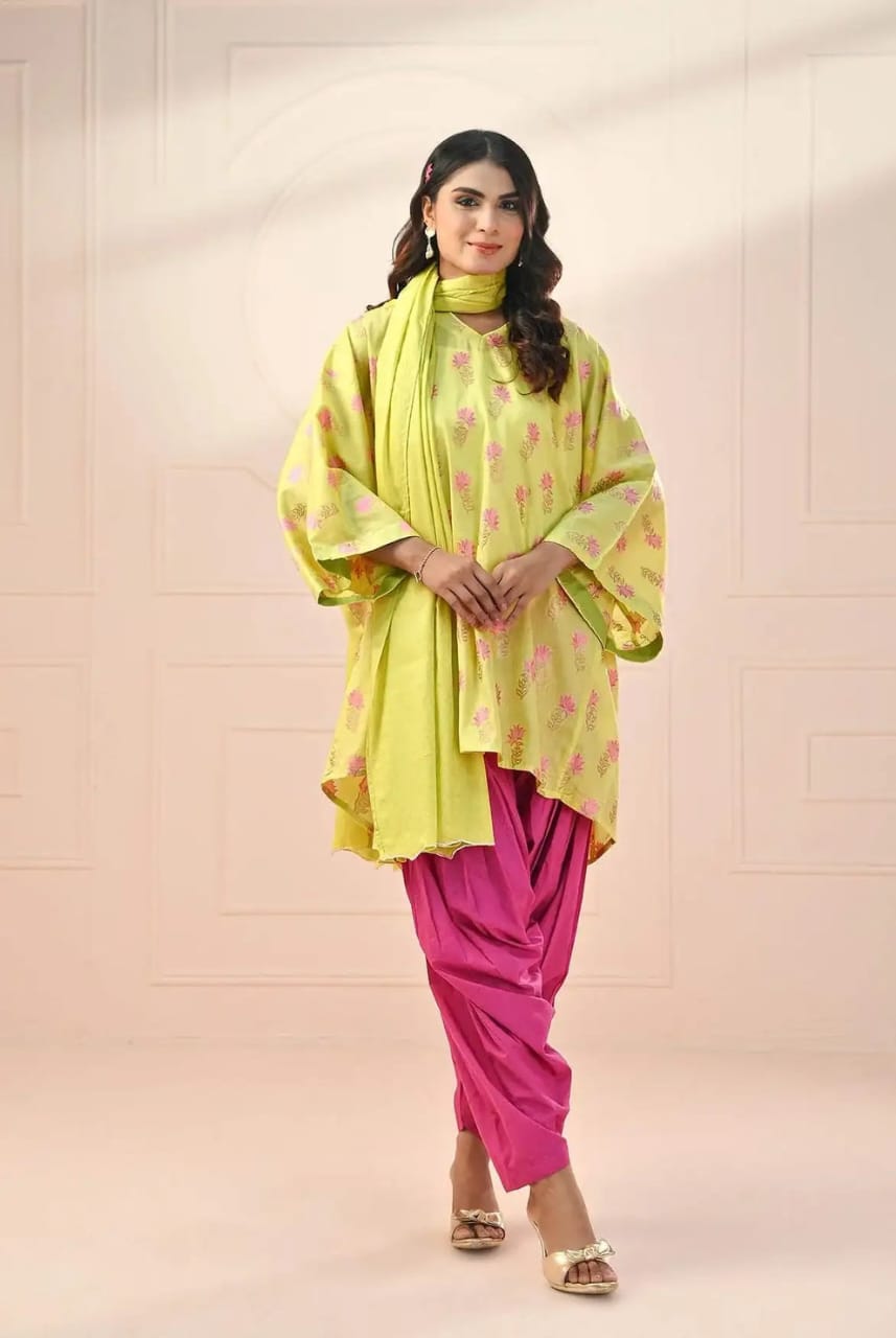 Mizaj Stitched Jacquard Linen 3pc