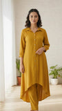 Mizaj Stitched Plain Silk ST 2pc