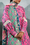 Mizaj Stitched Printed Khaddar 3pc