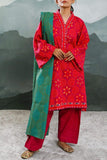 Mizaj Stitched Printed Khaddar 3pc