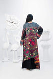 Mizaj Stitched Printed Linen SD 2pc