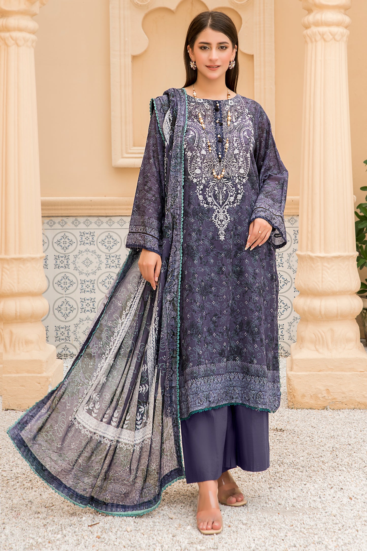 Hania Minahil Digital Printed Lawn 3pc