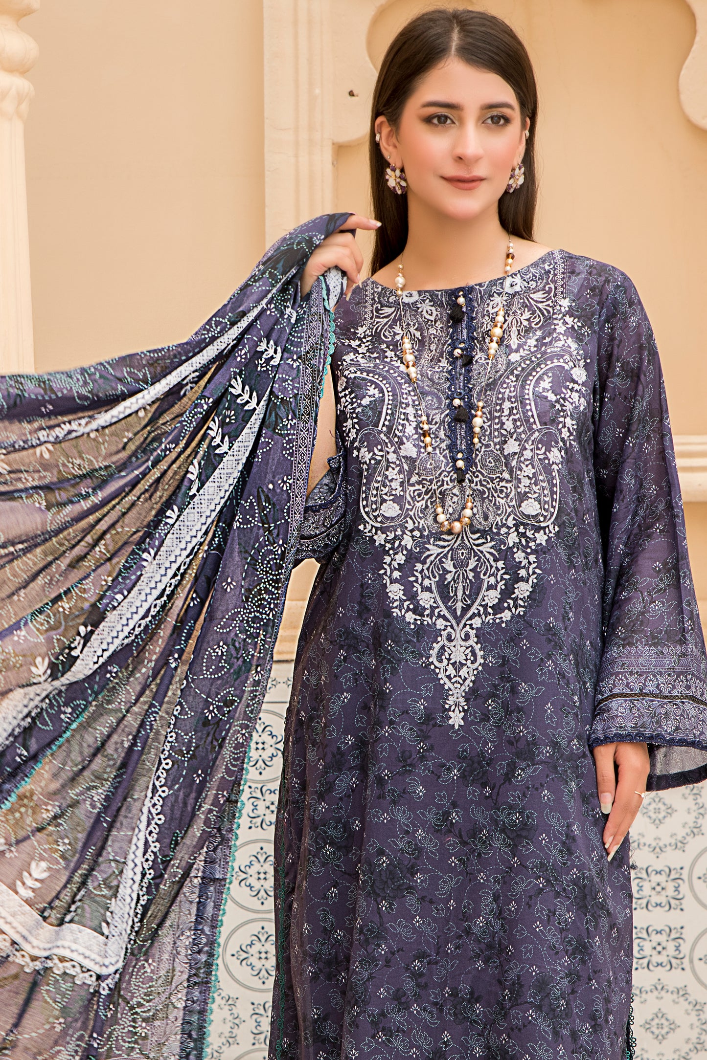 Hania Minahil Digital Printed Lawn 3pc