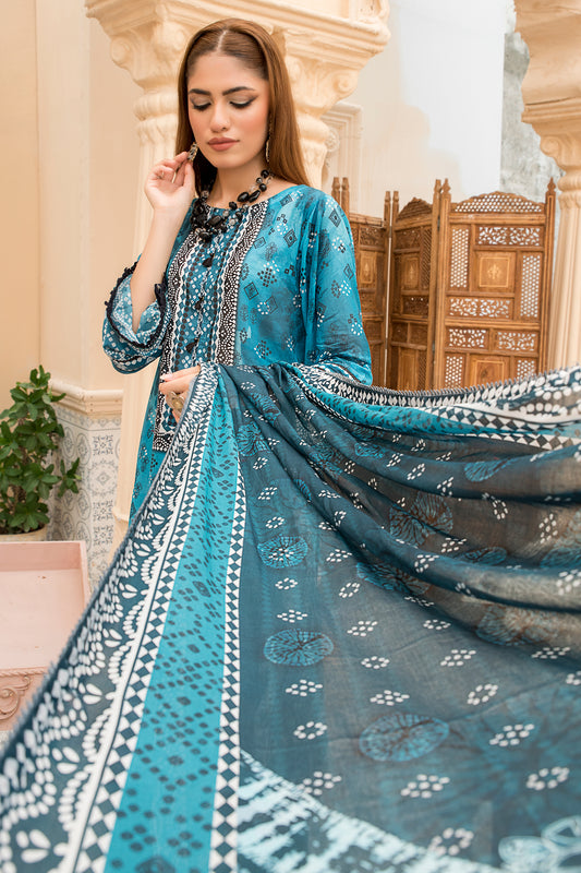 Hania Minahil Digital Printed Lawn 3pc