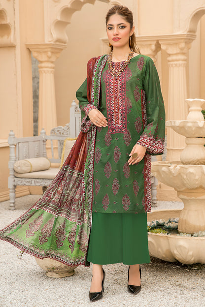 Safa Iman Printed Lawn Unstitched 3pc