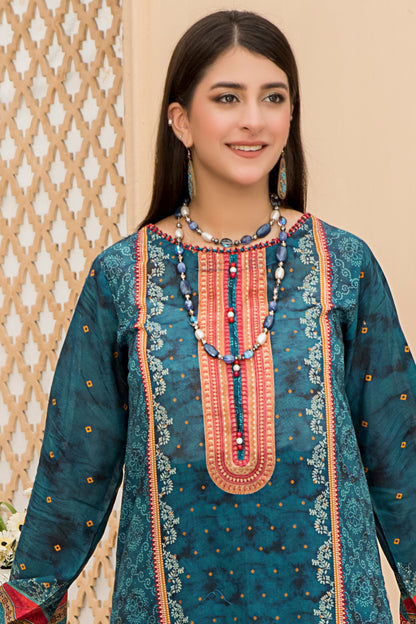 Hania Minahil Digital Printed Lawn 3pc