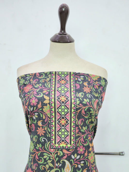 Hania Minahil Printed Dhanak Shirt