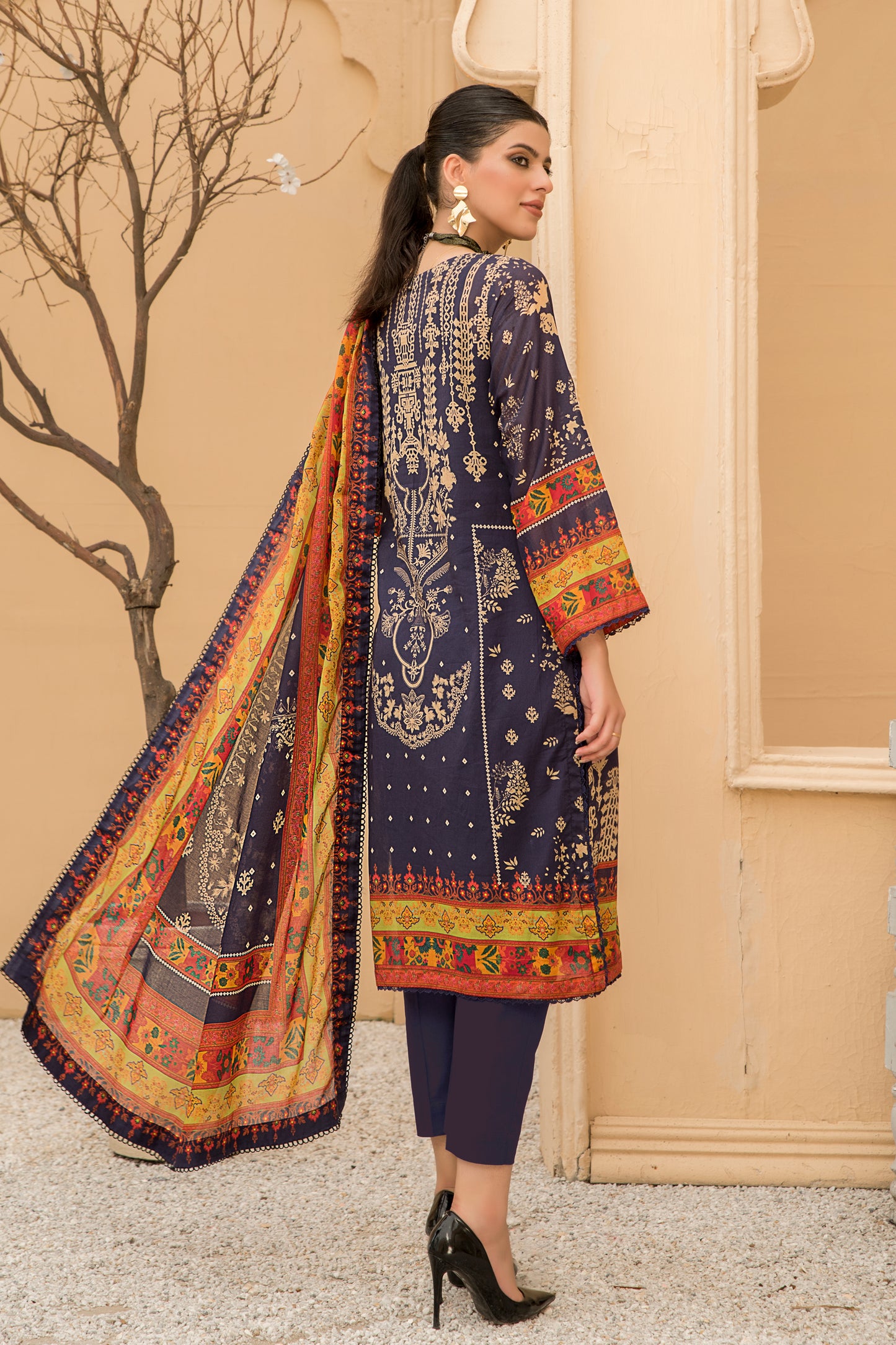 Safa Iman Printed Lawn Unstitched 3pc