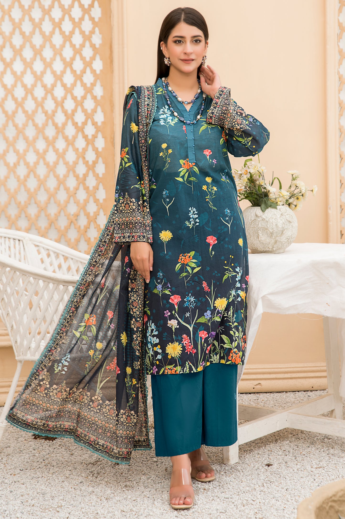 Hania Minahil Digital Printed Lawn 3pc