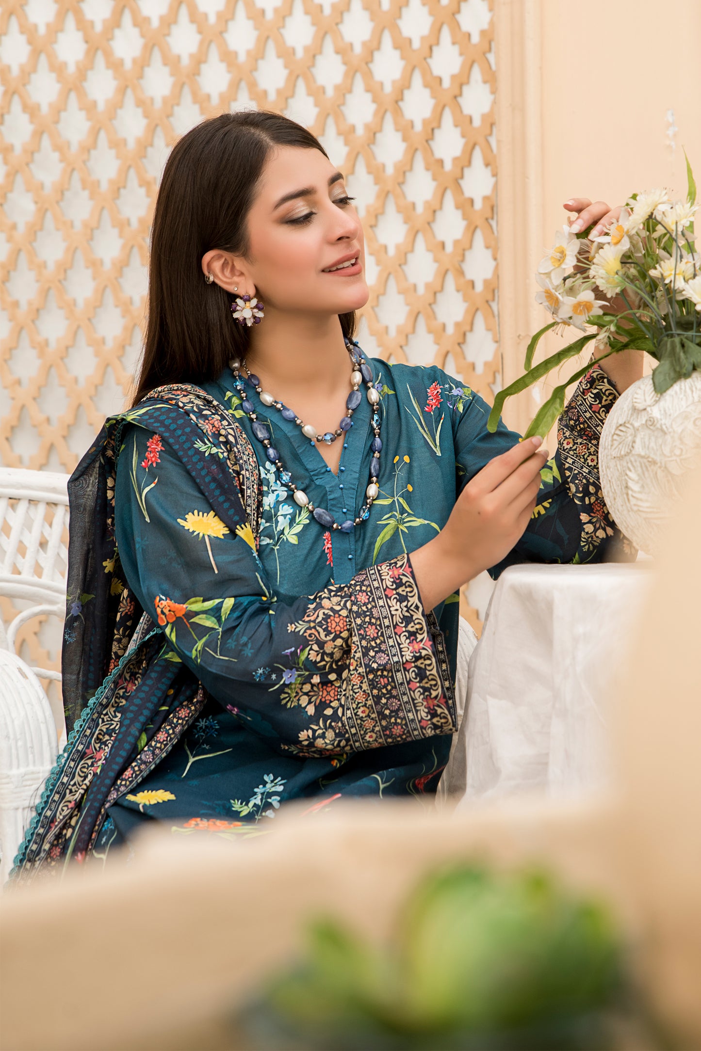 Hania Minahil Digital Printed Lawn 3pc