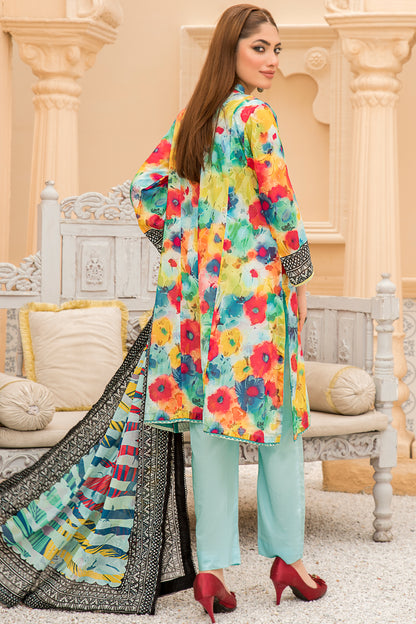 Hania Minahil Digital Printed Lawn 3pc