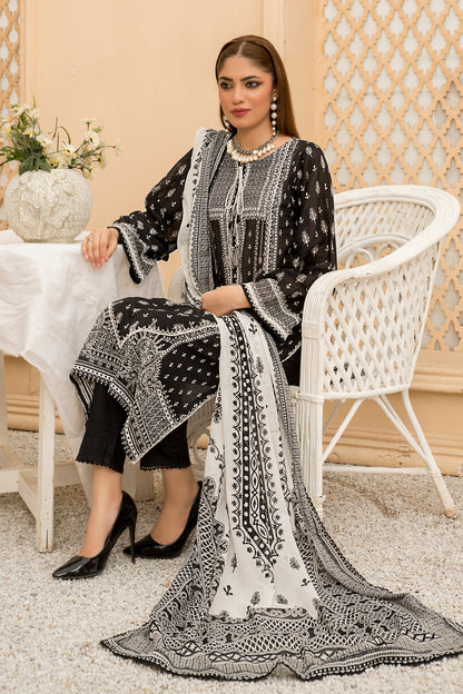 Safa Iman Printed Lawn Unstitched 3pc