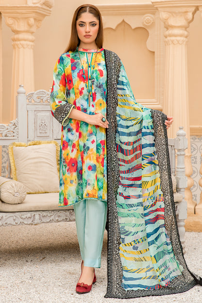 Hania Minahil Digital Printed Lawn 3pc