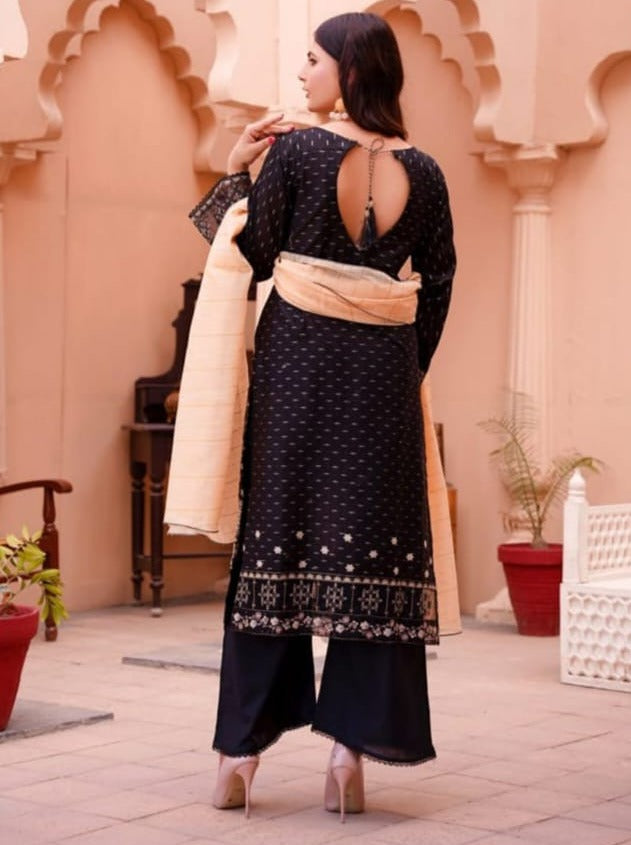 Noor Jahan Embroidered Unstitched Lawn 3pc Koh-e-Noor - Branded Cut Pieces