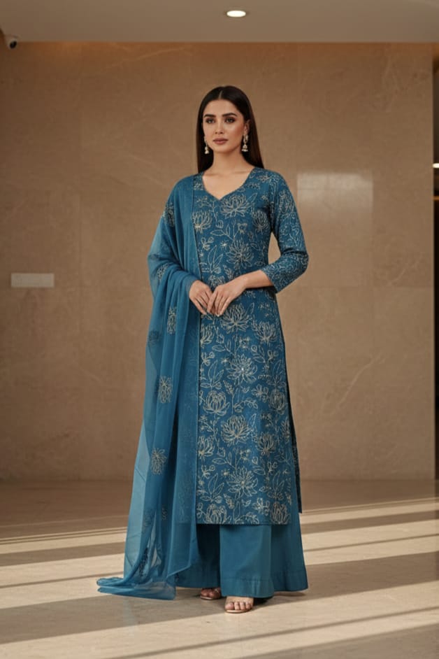 Bareeze Embroidered Lawn 3Pc