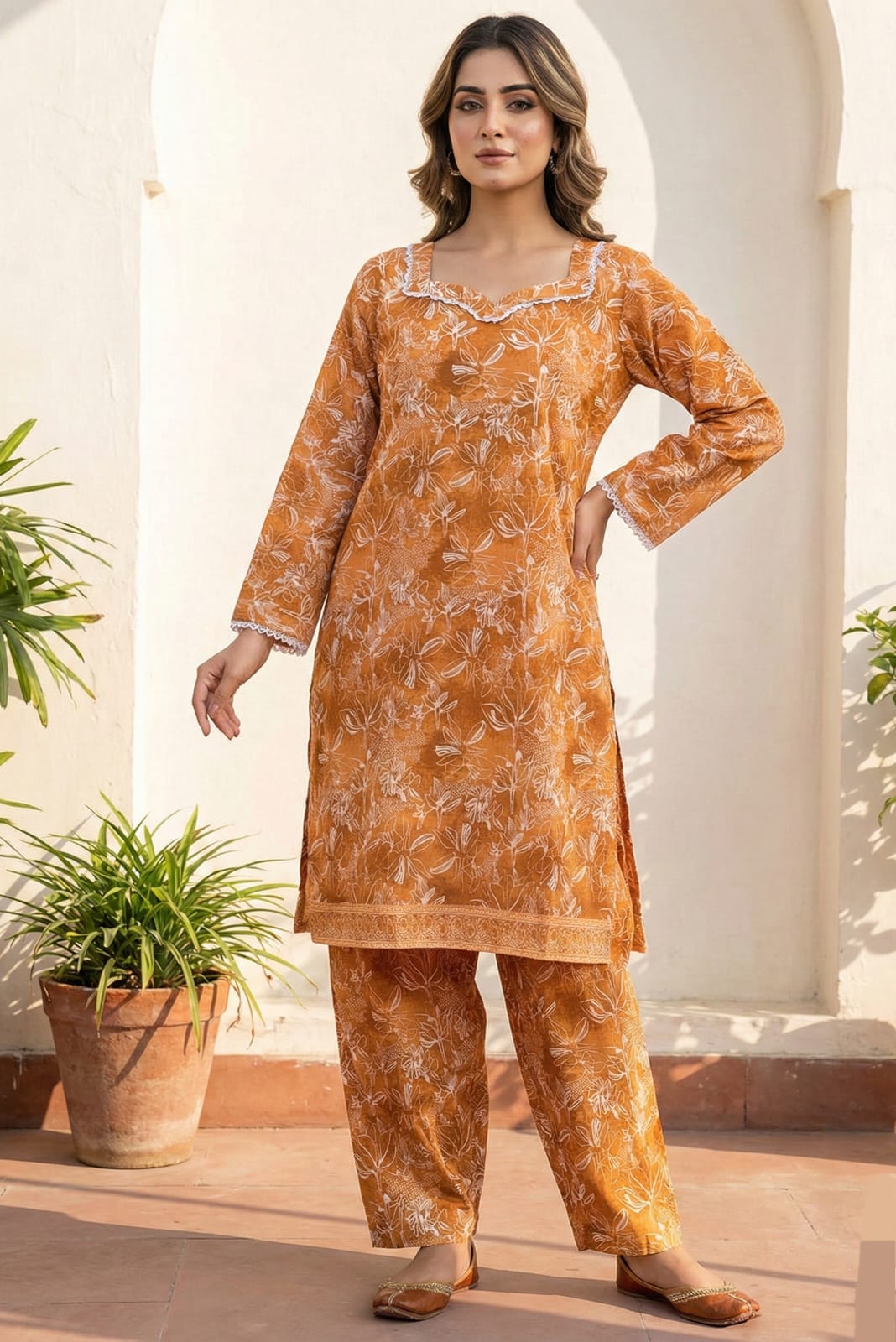 Almeera Stitched Printed Lawn ST 2pc