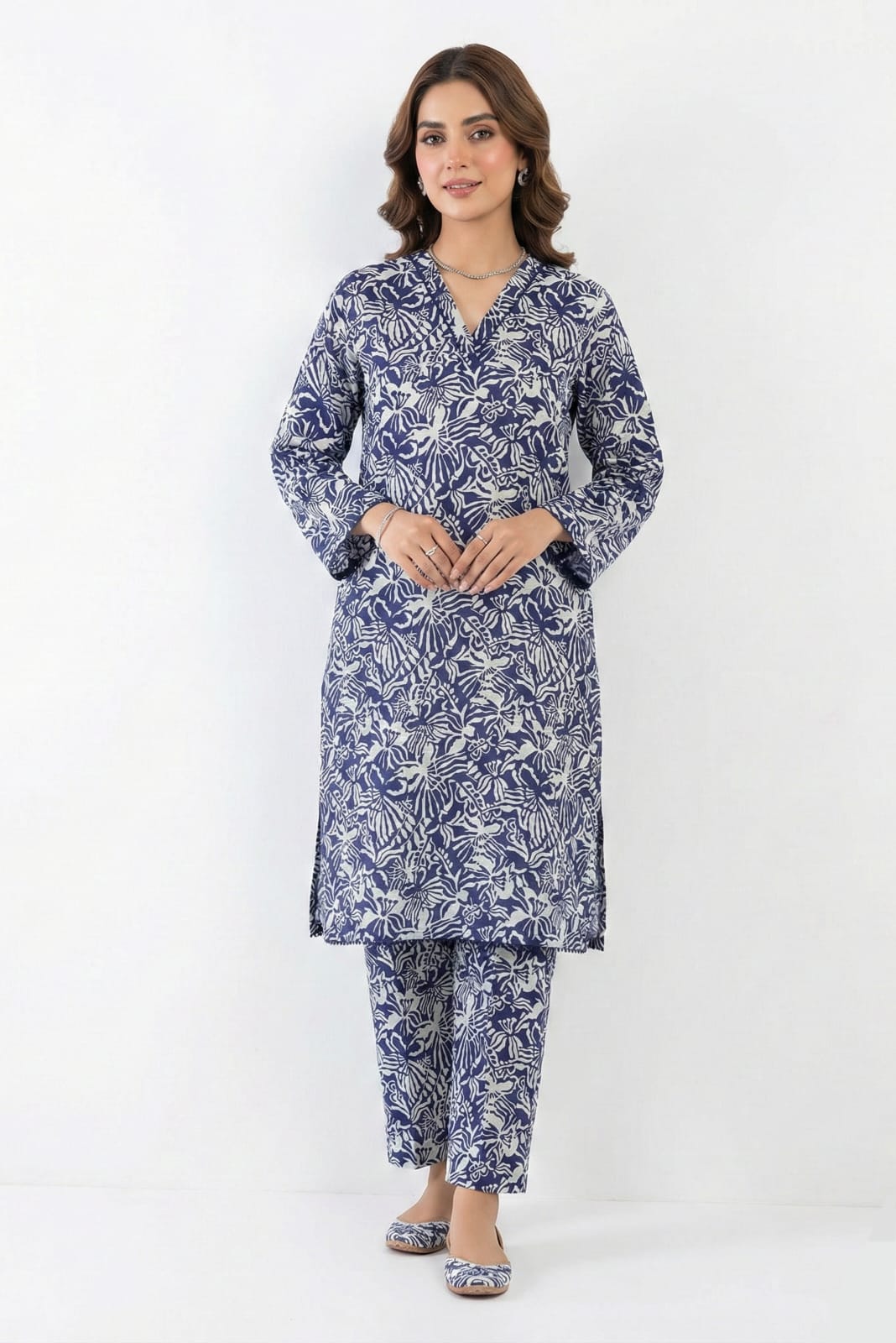 Almeera Stitched Printed Lawn ST 2pc