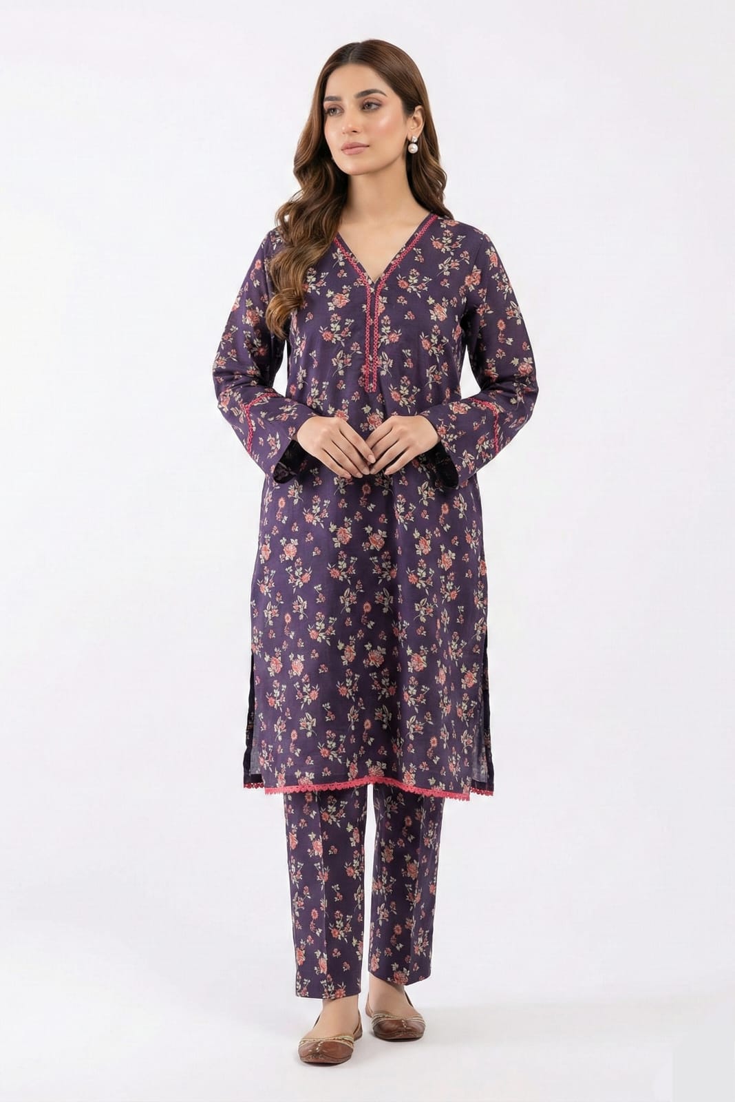 Almeera Stitched Printed Lawn ST 2pc