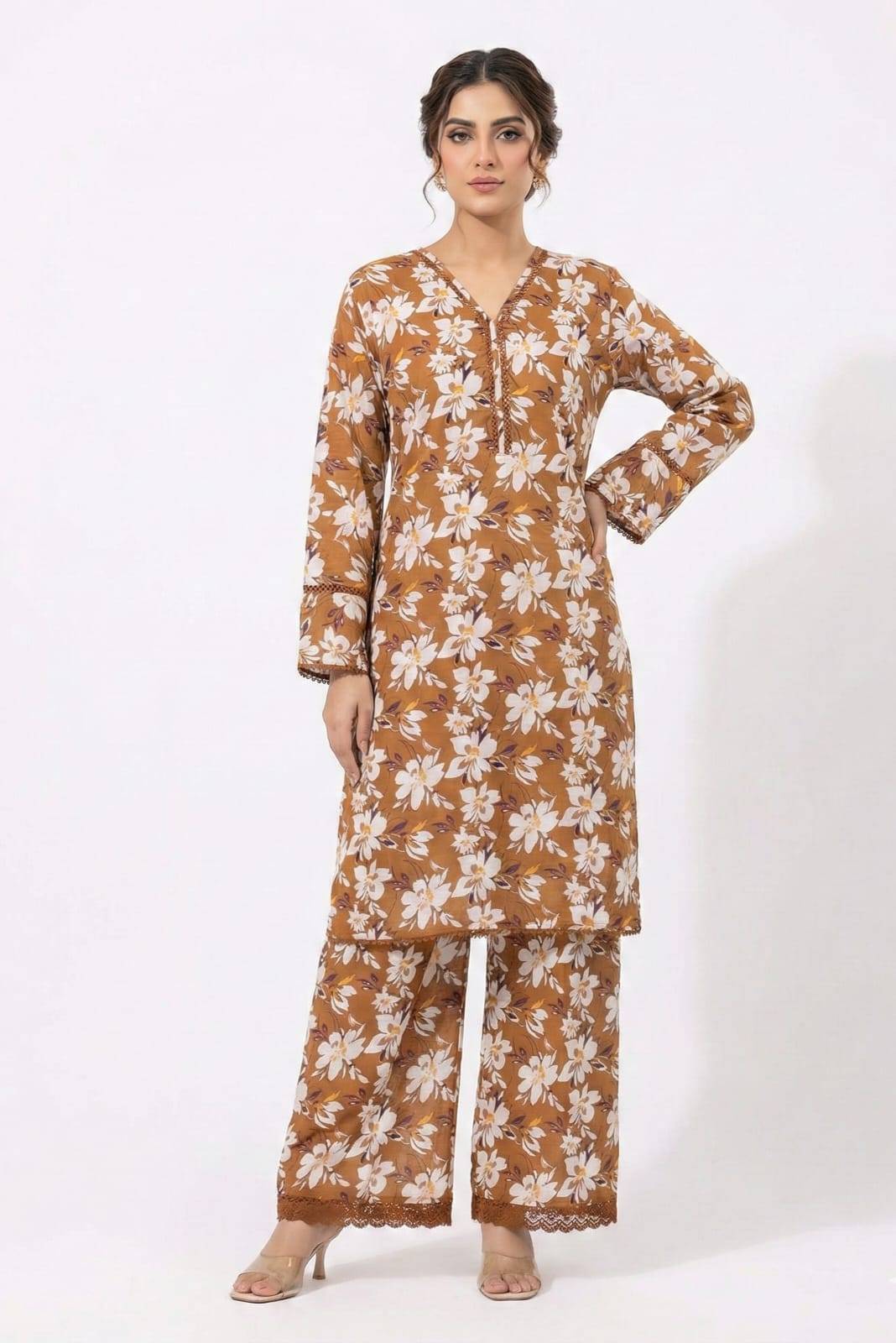 Almeera Stitched Printed Lawn ST 2pc