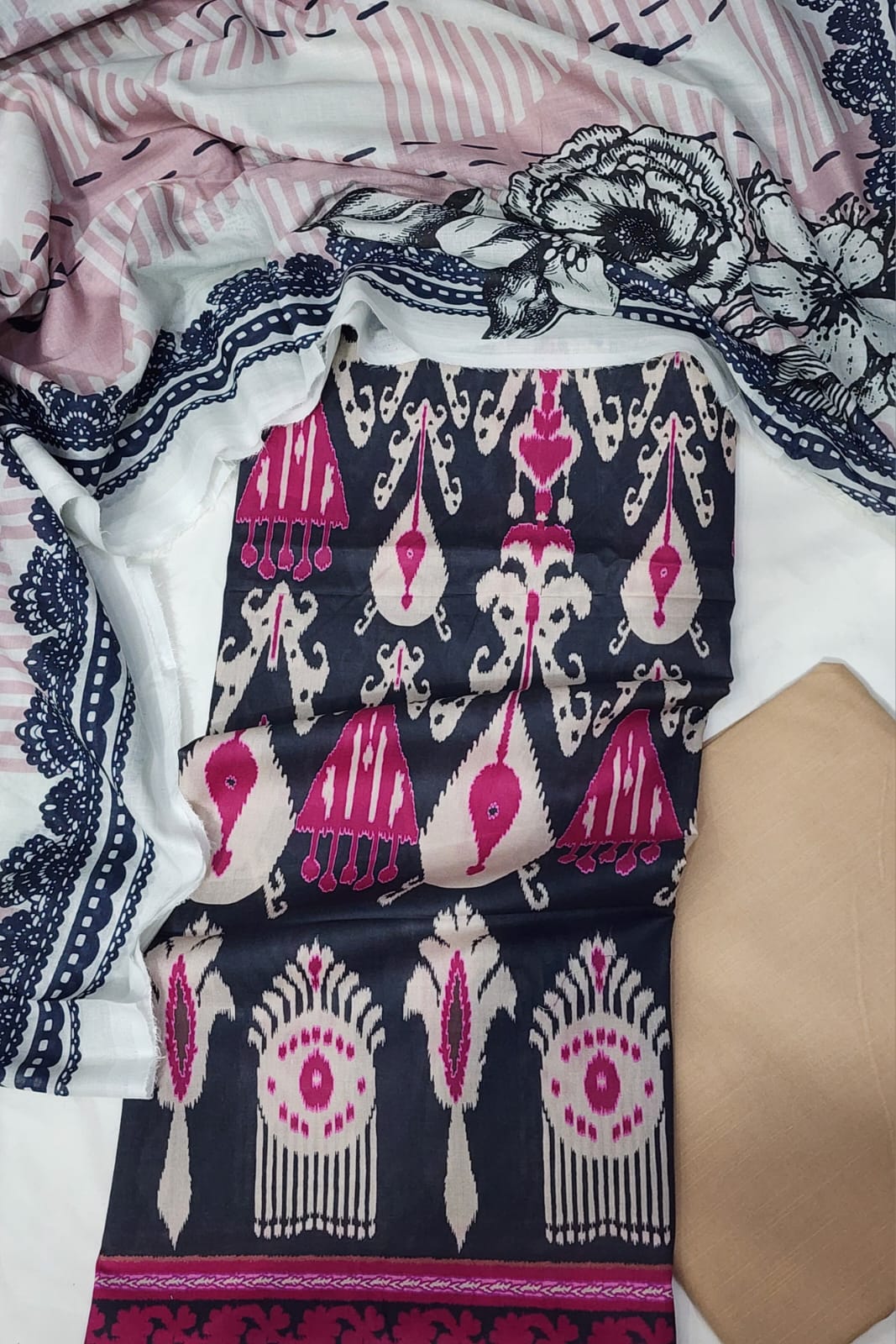 Bonanza Unstitched Mix 3pc