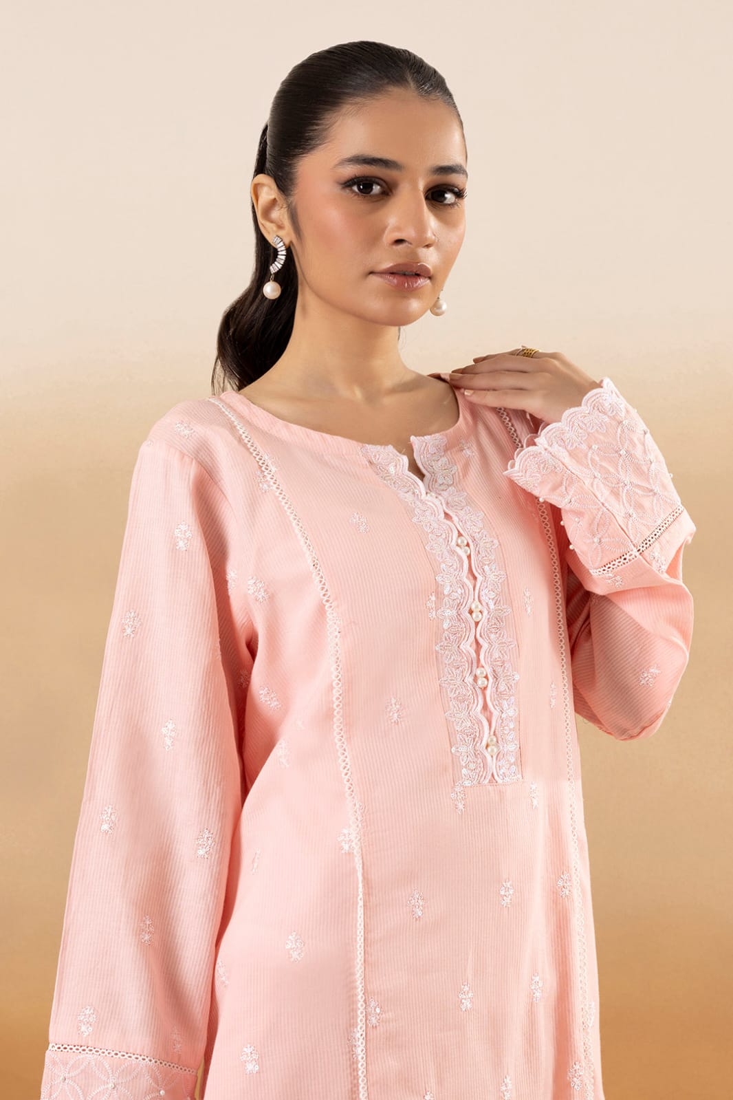 Zellbury Stitched Embroidered Lawn ST 2pc
