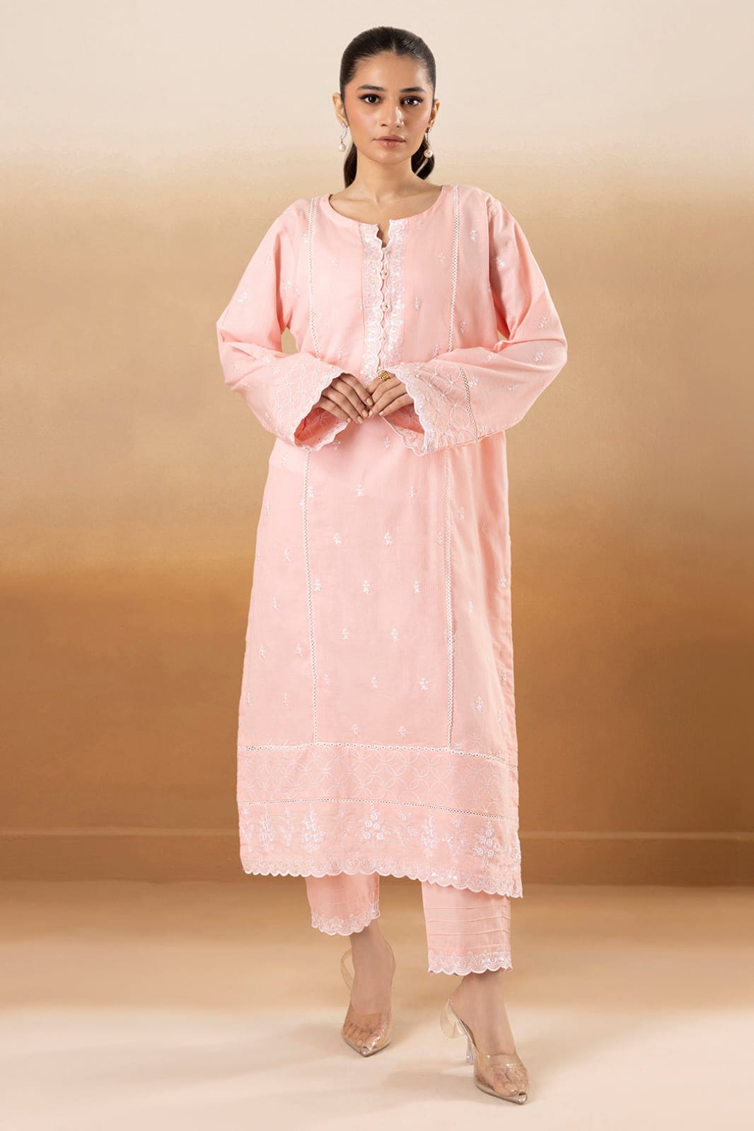 Zellbury Stitched Embroidered Lawn ST 2pc