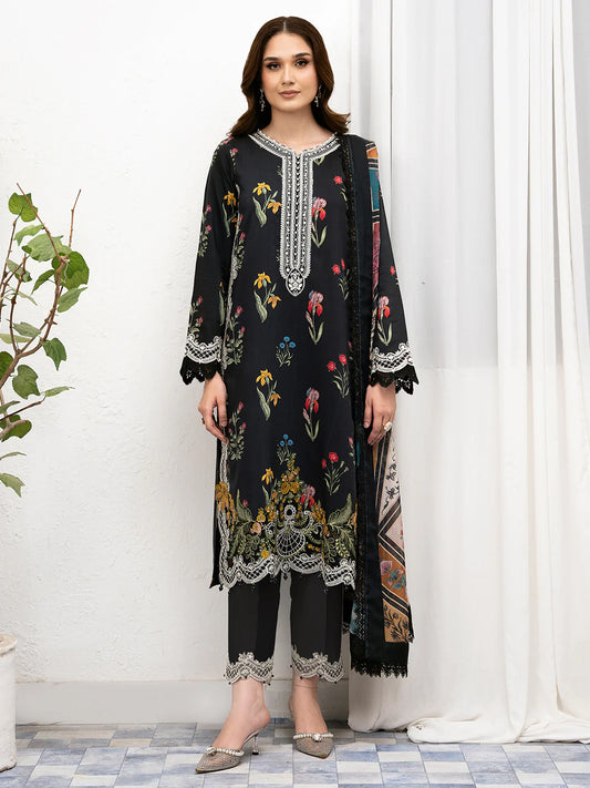 Bin Ilyas Luxury Embroidered Viscose Noura 3pc