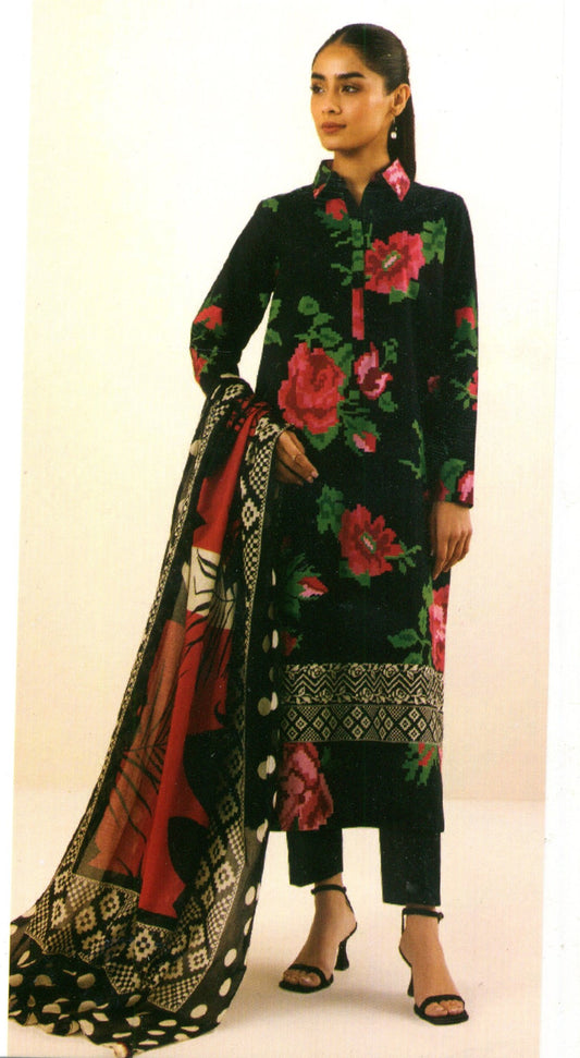Jaffrani Printed Lawn Ayesha Noor Collection 3pc