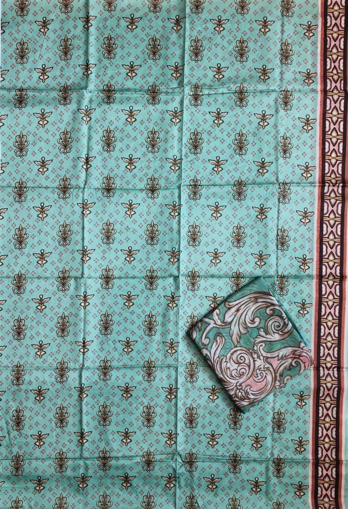 Nishat Unstiched Shirt Dupatta Lawn 2pc - Branded Cut Pieces