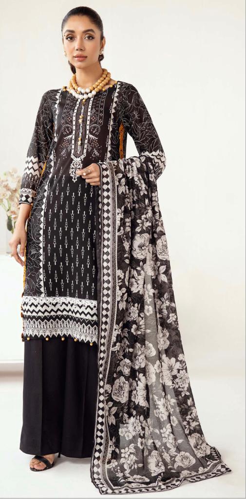 Wirsa By Zainab Khawab e Nobahar Lawn 3pc - Branded Cut Pieces