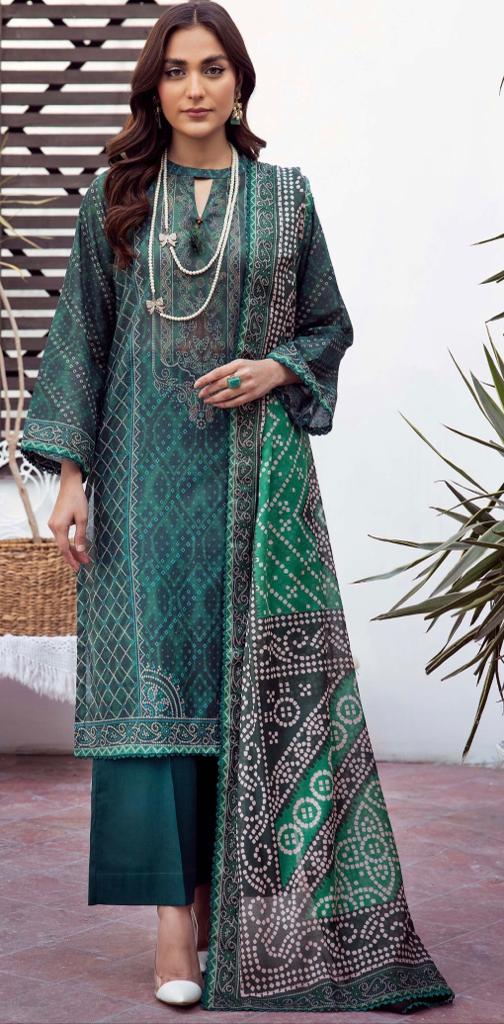 Wirsa By Zainab Khawab e Nobahar Lawn 3pc - Branded Cut Pieces