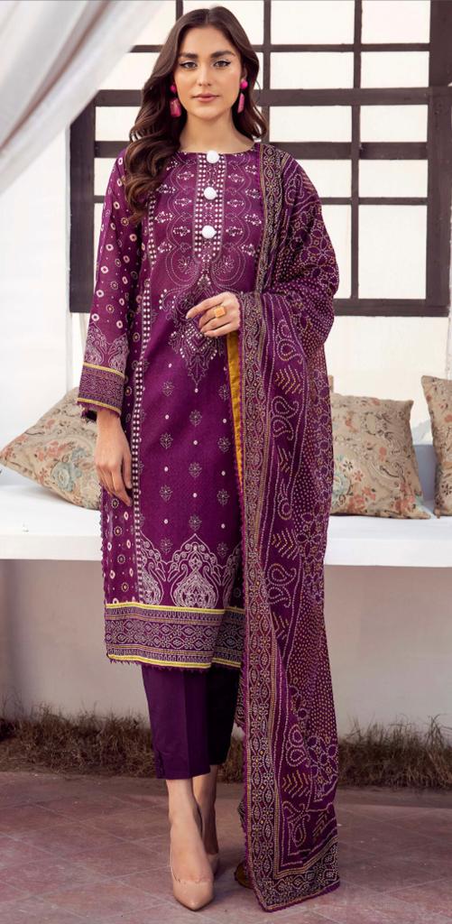 Wirsa By Zainab Khawab e Nobahar Lawn 3pc - Branded Cut Pieces